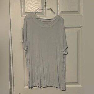 Plus Size Torrid Super Soft Knit Sz 2 Solid White T Shirt GUC short Sleeve Top